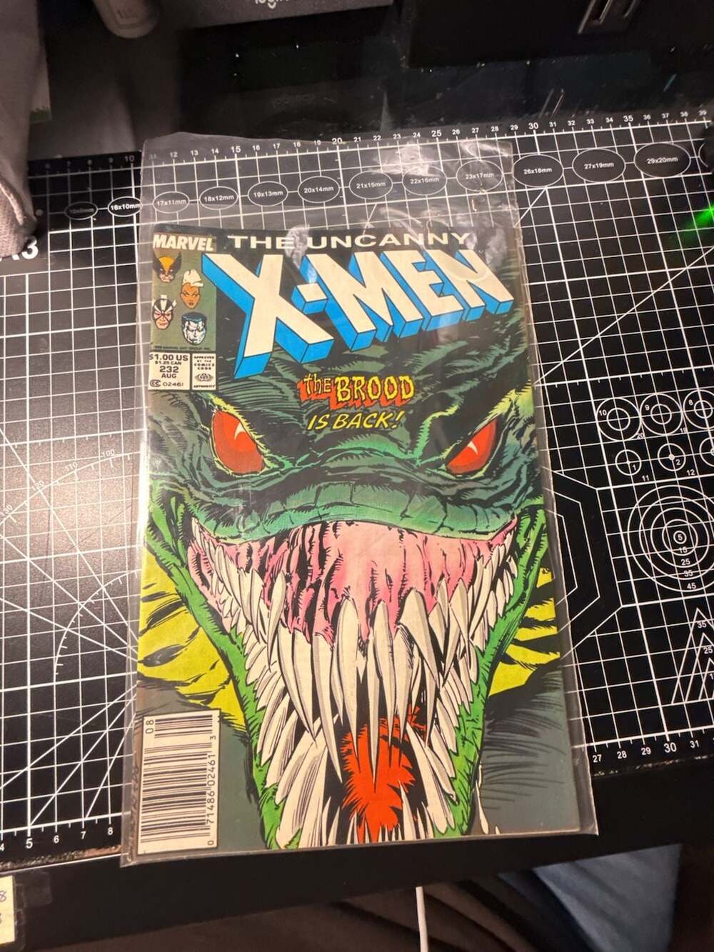 Marvel The Uncanny X-Men #232 Comic Book The Brood Is Back 1988
